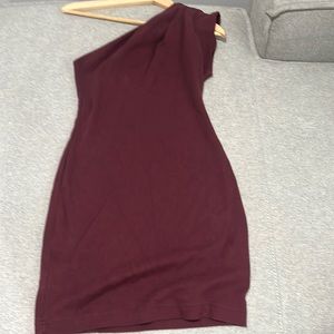 One shoulder dress